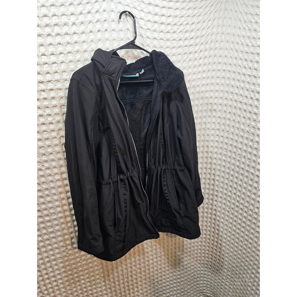 Free Country size XL women's coat. Cinching waist removeable hood